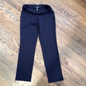 LAUREN Ralph Lauren navy stretch pants